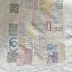August daily stitching